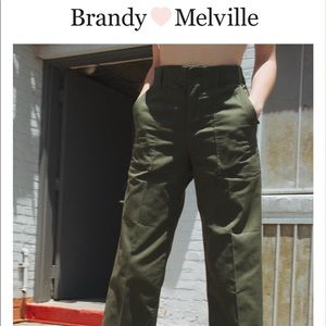 Brandy military pants